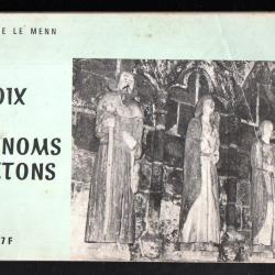 choix de pr&eacute;noms bretons de gwenol&eacute; le menn