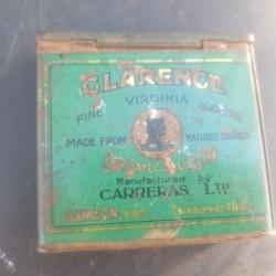 ancienne Boite en M&eacute;tal (vide) de Cigarettes Clarence Tommy Anglais WW2