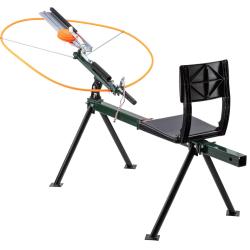 Lanceur de plateaux Ball Trap avec si&egrave;ge, Lanceur de Ball trap avec assise