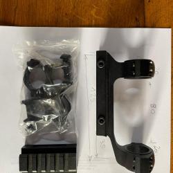 Lot de supports de lunette Diam&eacute;tre 25,4mm