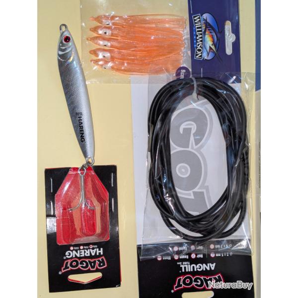 Lot 368 / Ragot hareng 150 grs + ragot anguille + Williamson