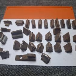 Lot &eacute;bauches brutes de guidon longitudinal