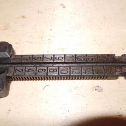 PLANCHETTE DE HAUSSE POUR MAUSER 98