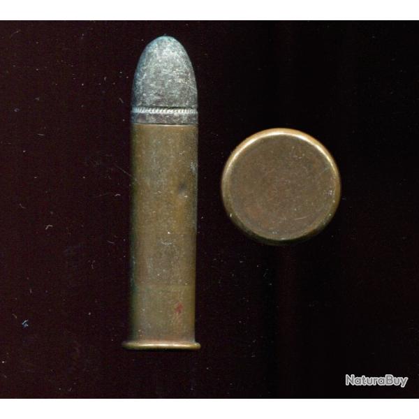 .44 x 1" 1/2 Extra Long Rim Fire - cartouche US tr�s peu courante - �tui cuivre de 38 mm