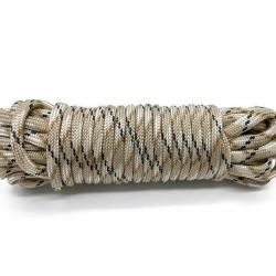 5 M&egrave;tres Dia.4mm Paracord Desert camo Outdoor Camping