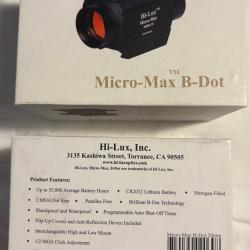 Point Rouge Hi-lux, modele MICRO MAX B-DOT