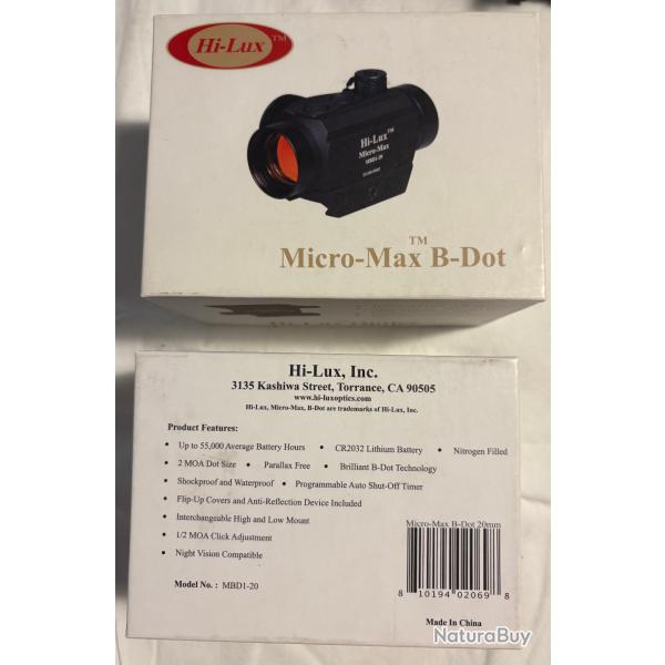 Point Rouge Hi-lux, modele MICRO MAX B-DOT