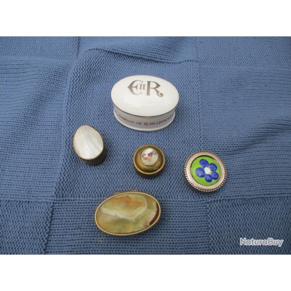 lot boites a pilules  vintage