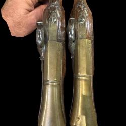 superbe paire de pistolet de marine anglaise. BLAIS LONDON