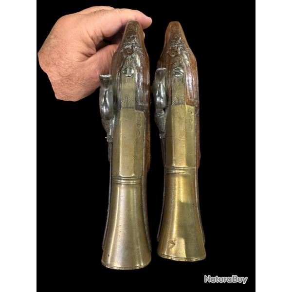 superbe paire de pistolet de marine anglaise. BLAIS LONDON