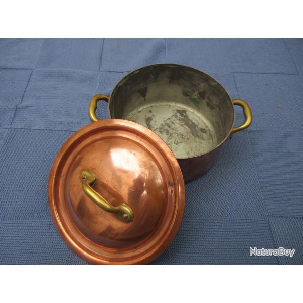 casserole en cuivre       vintage