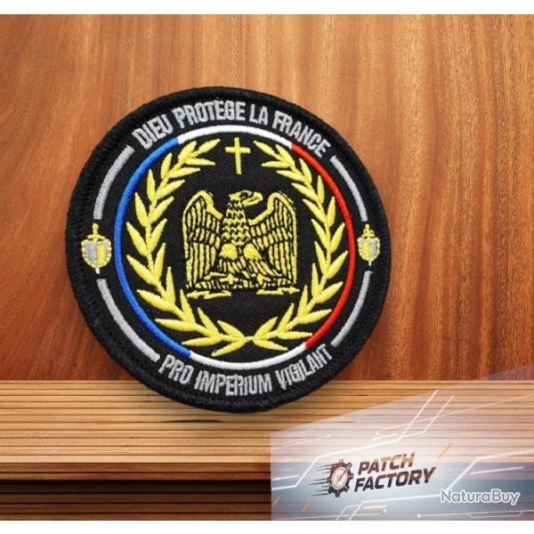 �cusson Patriote France Dieu Protege La France 8Cm - Patch Avec Scratch