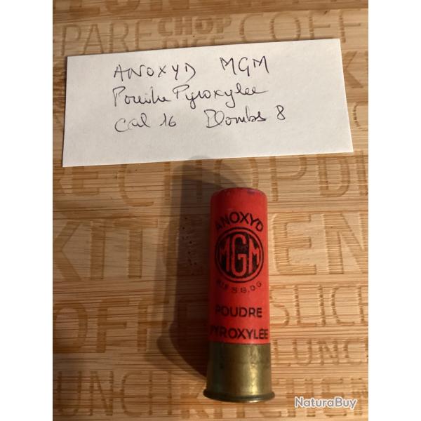 1 cartouche MGM cal 16  plombs 8  collector