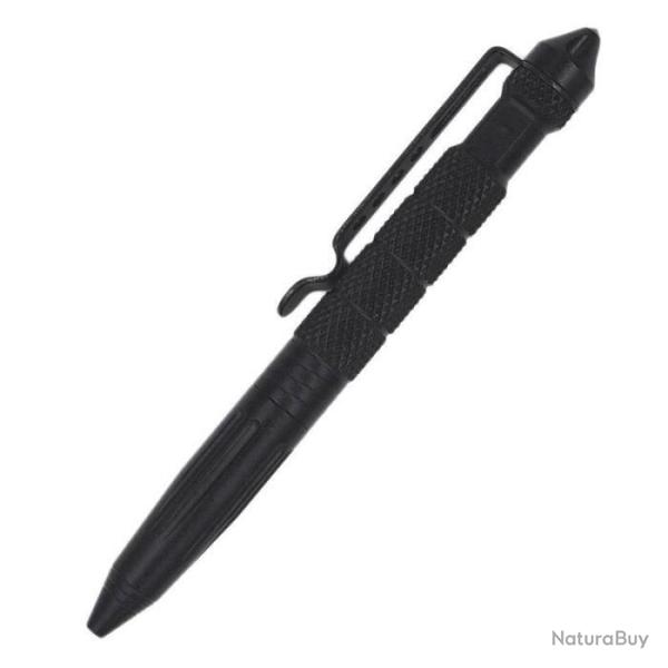 PROMO Kubotan Stylo Acier D�fense Survie Secours Brise Vitre Couleur Noir