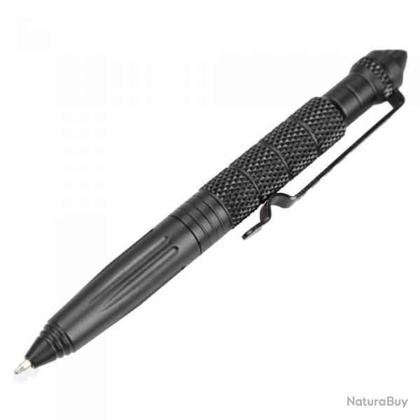 PROMO Kubotan Stylo Acier D�fense Survie Secours Brise Vitre Couleur Noir