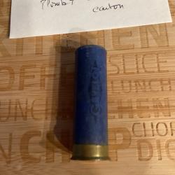 1 cartouche Gevelot cal 16  plombs 7 collector