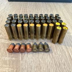 Lot de 49 munitions 9mm FLOBERT