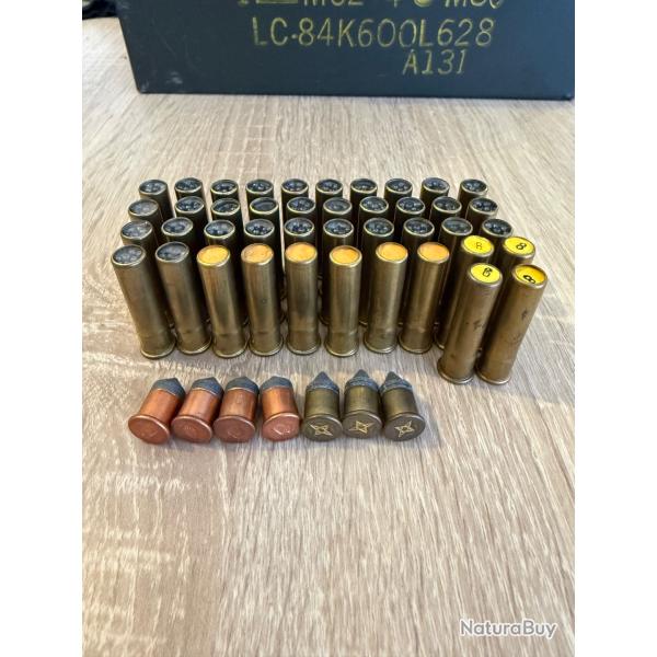Lot de 49 munitions 9mm FLOBERT