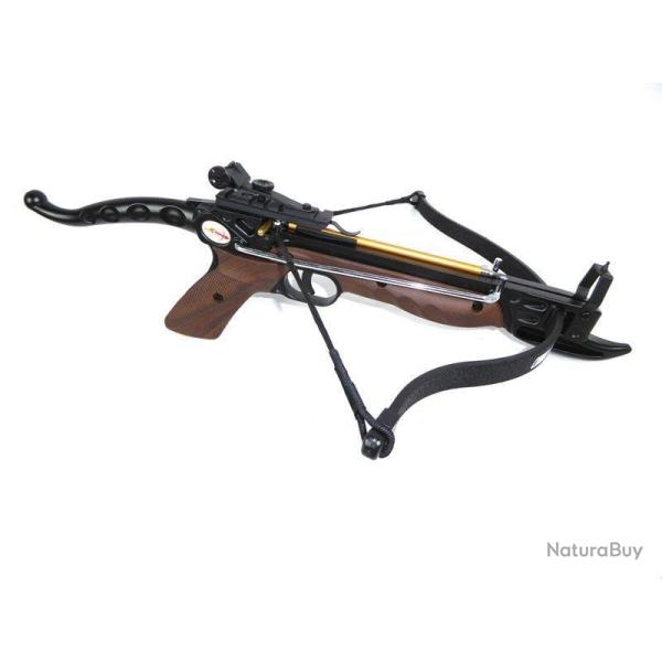 Pistolet arbal�te Cobra Ek Archery MODELE ALUMINIUM - 80 Lbs - Finition noire ou imitation bois Noir