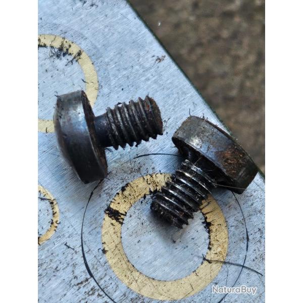 Lot de deux contre vis origines de boitier pontet Mauser 98 (01H)