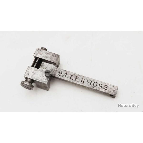 RARE PLANCHETTE DE HAUSSE R�GLABLE POUR FUSIL LEBEL 1886 U.S.T.F. UNION DES SOCI�T�S DE TIR DE FRANC