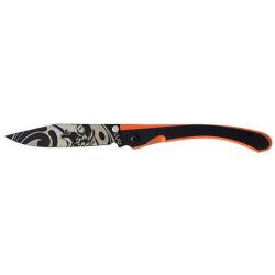 Couteau pliant Lug C63 Loup Noir/Orange