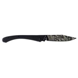 Couteau pliant Lug C63 Fleurs Nature Noir