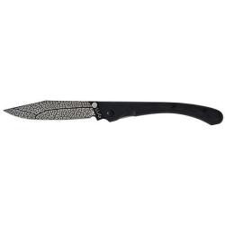 Couteau pliant Lug C63 Feuille Noir