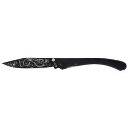 Couteau pliant Lug C63 Volutes Noir