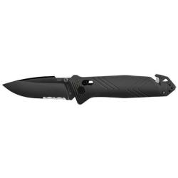 Couteau pliant TB Outdoor CAC Mixte - 4 fonctions - Noir