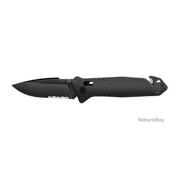 Couteau pliant TB Outdoor CAC Mixte - 4 fonctions - Noir