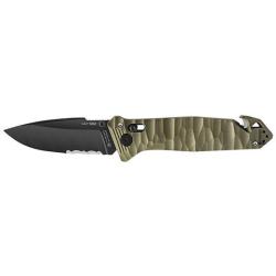 Couteau pliant TB Outdoor CAC S200 Mixte Toxifi&eacute; - 3 fonctions - Kaki