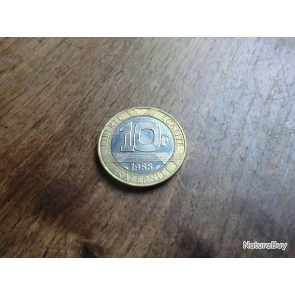 monnaie france g�nie de la bastille 10 francs 1988