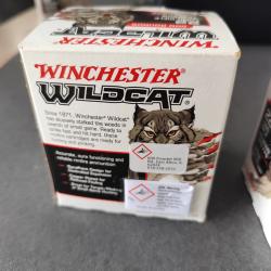 2 boites munitions 22lr winchester wildcat 40 grains, 500 par bo&icirc;te