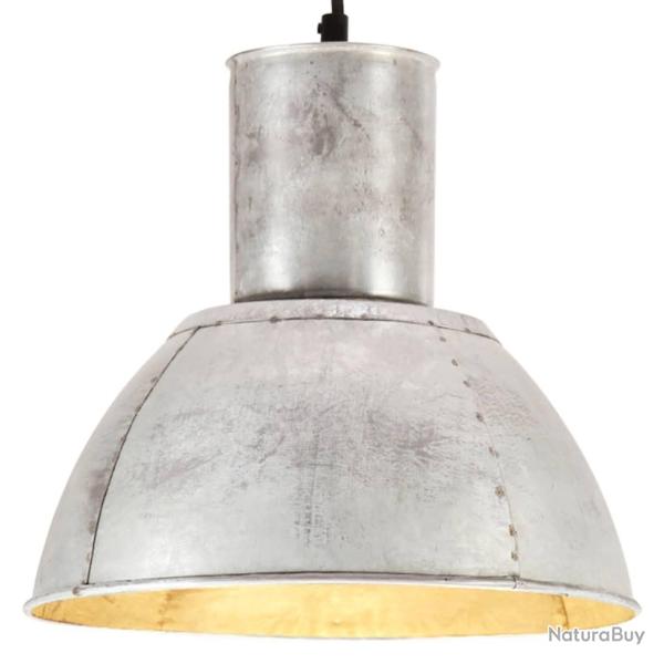 Lampe suspendue 25 W Argent� Rond 28,5 cm E27