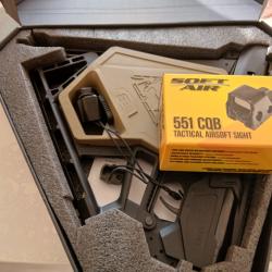 Carabine pliante Black bunker cal 4.5 ,19.9 joules, avec viseur olo graphique,achet&eacute;e fn septembre