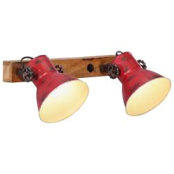 Lampe murale 25 W rouge d&eacute;lav&eacute; 45x25 cm E27