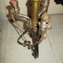 ancien chandelier objet de tranch&eacute;e poilu 1914 1918 3 baionnettes militaria 1ere guerre mondiale