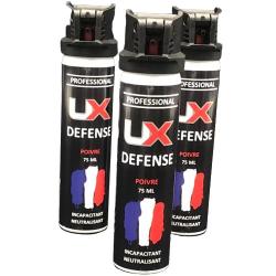 3X Bombe de d&eacute;fense Umarex Defense Gel Poivre 75 ml