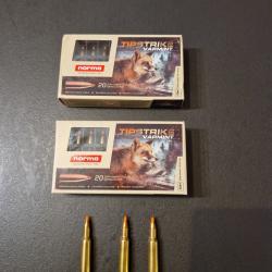 2 bo&icirc;tes de munitions 222 rem Tipstrike