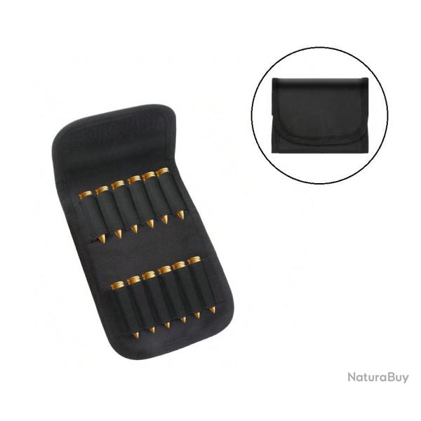 Cartouchi�re ceinture - Noir - 12 Munitions ray�es - Livraison gratuite