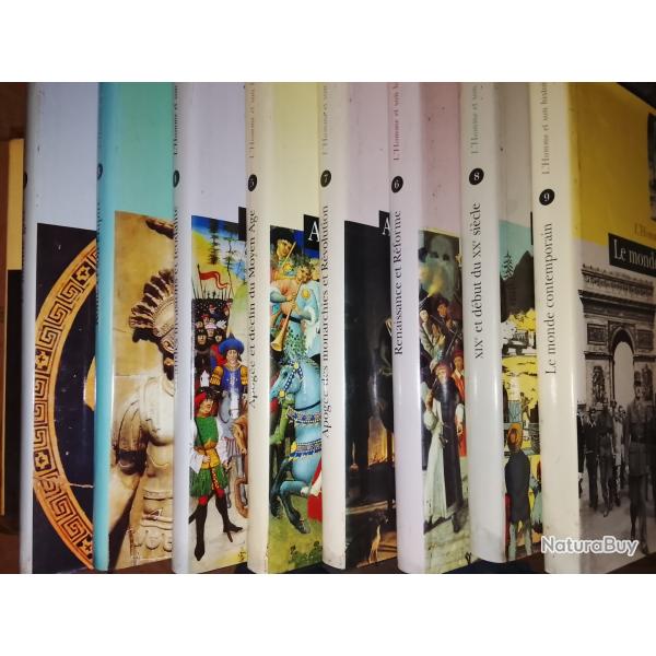Collection - L'homme et son histoire - en 9 volumes