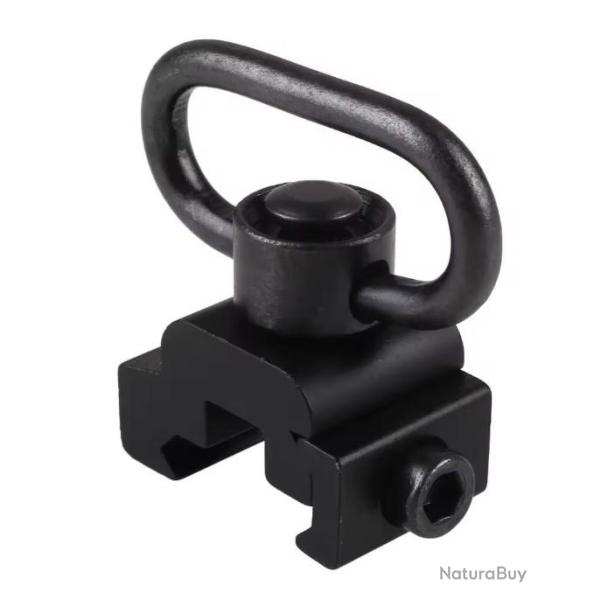 Attache sangle QD avec montage sur rail Picatinny - Livraison gratuite