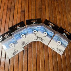 Lot p&ecirc;che 5 paquets d'Hame&ccedil;on Simple C&C Fishing Wormer Ringed 9