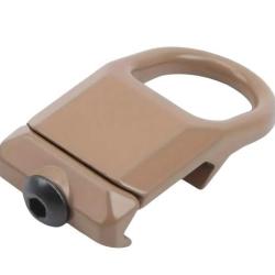 Adaptateur rail picatinny 20 mm - GBB boucle QD - Beige/TAN - Livraison gratuite