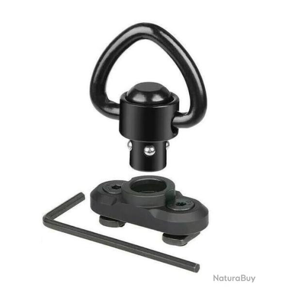 Montage M-LOK pour Attache sangle QD 2 - Livraison gratuite