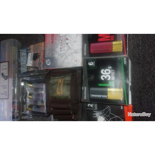 cartouches cal 12 et accesoires