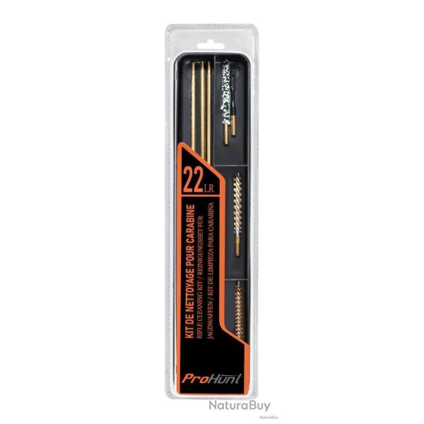 Kit de nettoyage carabine calibre 22lr Prohunt