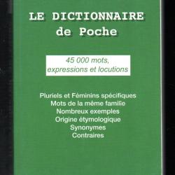 le dictionnaire de poche 45 000 mots , expressions et locutions
