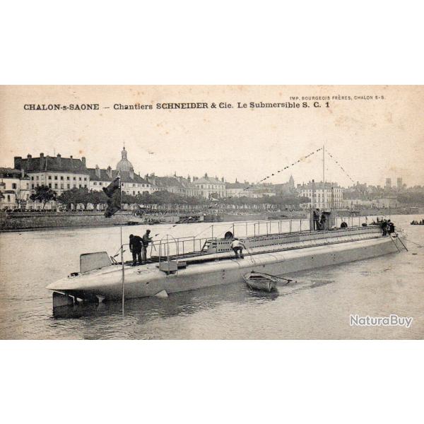 CPA - MARINE DE GUERRE -  Cie . Le Submersible S.C.1N�7092